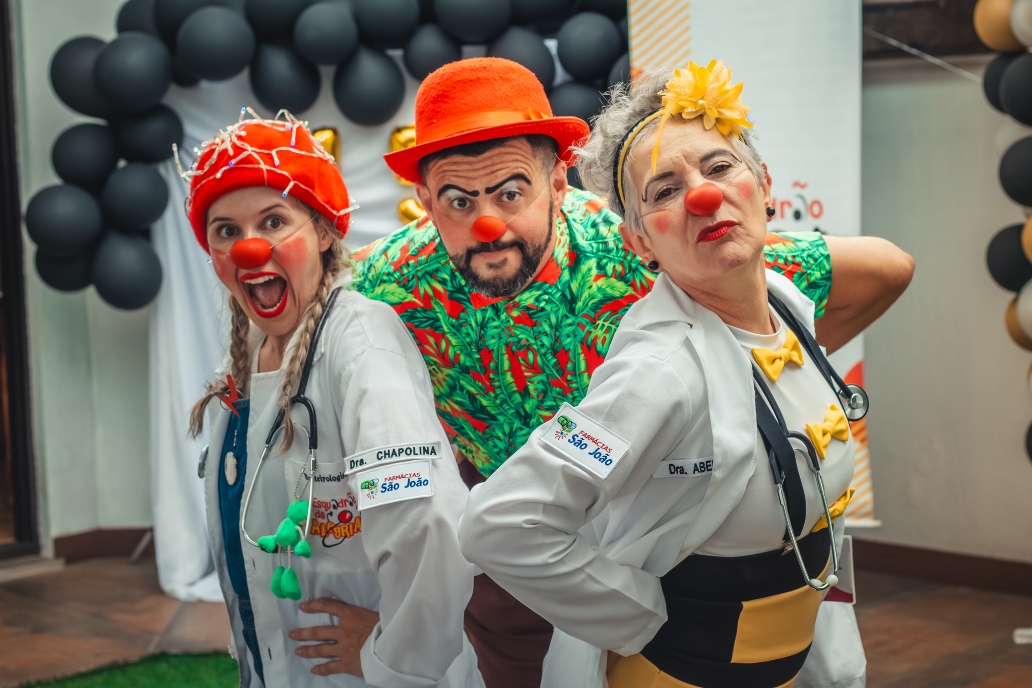 Banner integrantes Esquadrão da Alegria