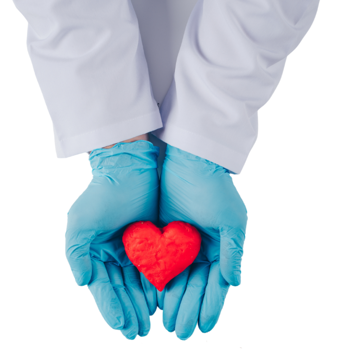 Mãos com coração